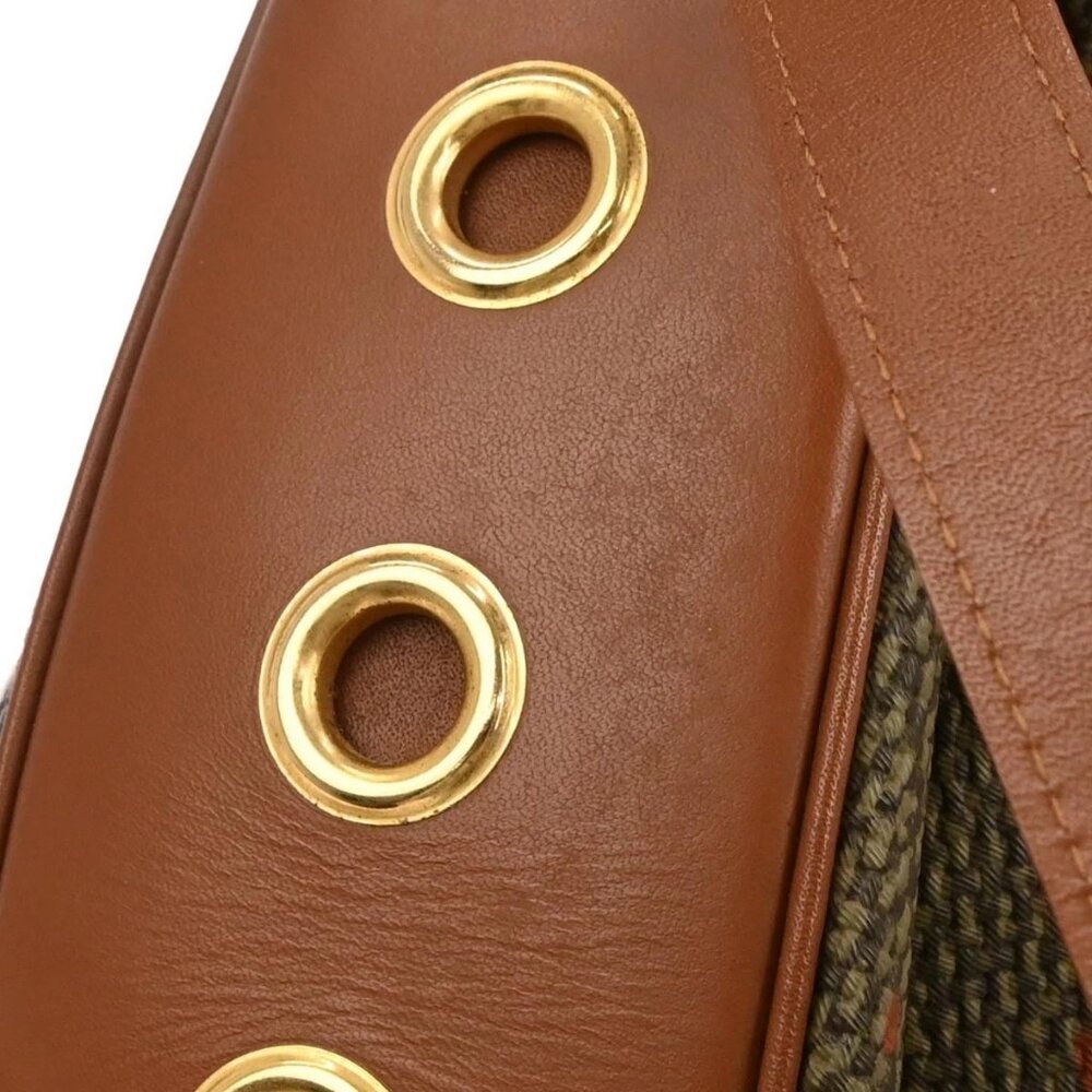 Yves Saint Laurent Brown PVC Bucket Drawstring Shoulder Bag 126376 - Picture 3 of 15